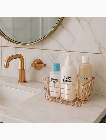 Panier en métal 20x20x15cm