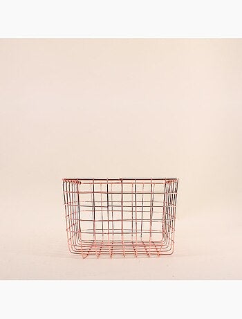 Panier en métal 20x20x15cm