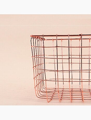 Panier en métal 20x20x15cm