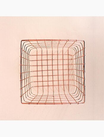 Panier en métal 20x20x15cm