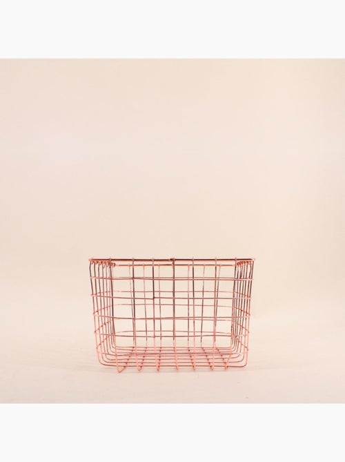 Panier en métal 20x20x15cm - Kiabi