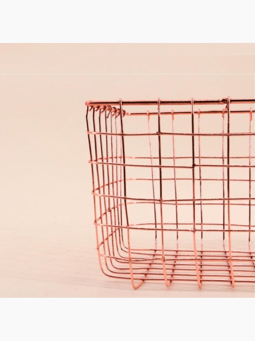 Panier en métal 20x20x15cm - Kiabi