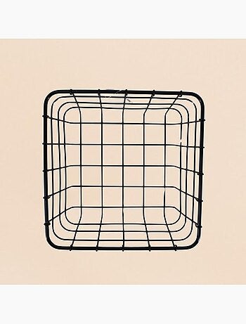 Panier en métal 20x20x15cm