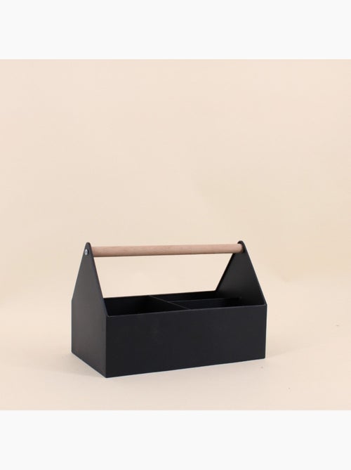 Panier en métal noir 25x14cm - Kiabi