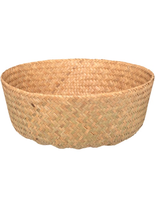 Panier en osier avec 2 anses - Kiabi