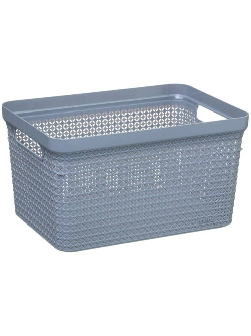 Panier en plastique 5L "Scandinave" gris - Kiabi