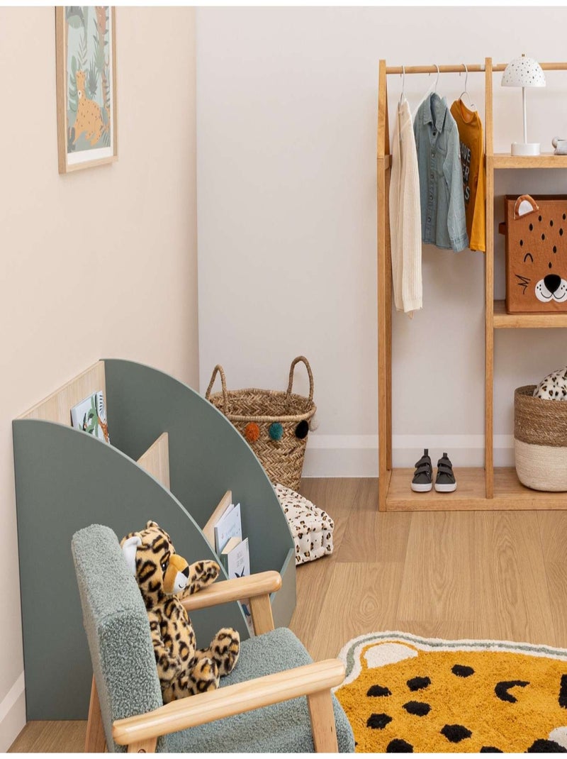 Panier en roseau avec pompons multicolores LIVI Beige - Kiabi