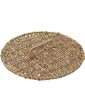 Panier en roseau tressé avec couvercle 9L VANNERIE