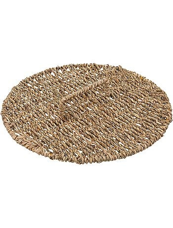 Panier en roseau tressé avec couvercle 9L VANNERIE