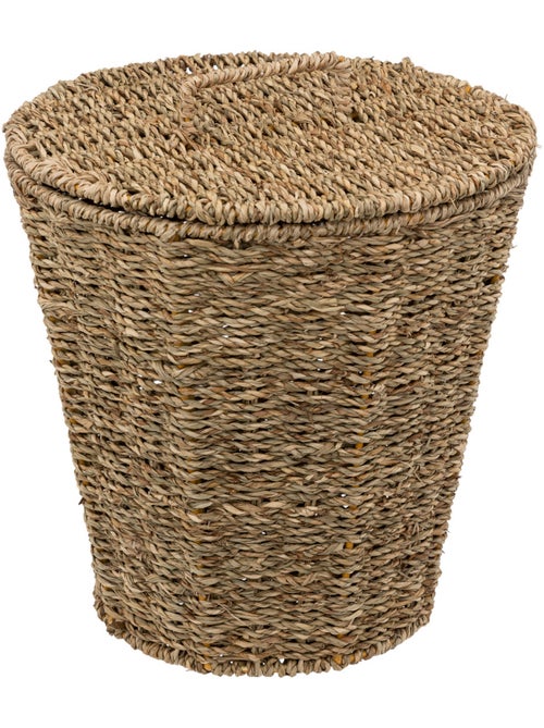 Panier en roseau tressé avec couvercle 9L VANNERIE - Kiabi