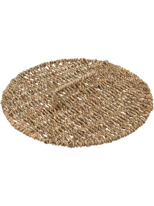 Panier en roseau tressé avec couvercle 9L VANNERIE - Kiabi