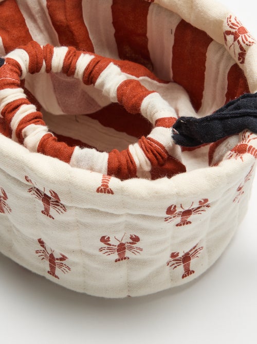 Panier en tissu - Kiabi Panier en tissu - Kiabi