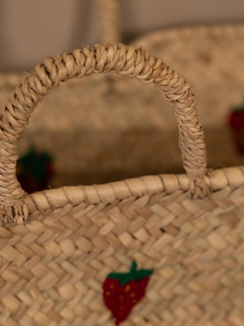 Panier Fraises brodées - Kiabi