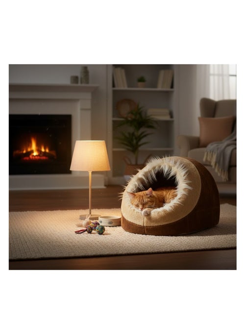 Panier grotte pour chat Pasha - Kiabi Panier grotte pour chat Pasha - Kiabi