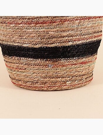 Panier haut en fibres naturelles 30x40cm
