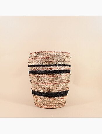 Panier haut en fibres naturelles 30x40cm