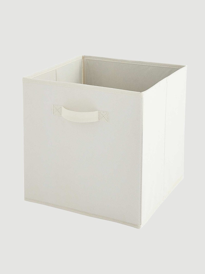 Panier intissé pliable Blanc - Kiabi