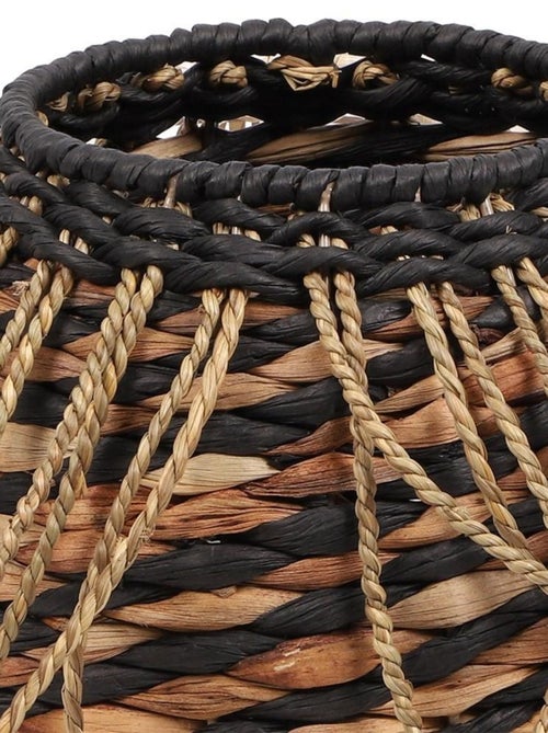 Panier jacinthe d'eau franges H27 - Kiabi