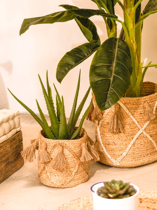 Panier jute INDRA GM 20x20 - Kiabi