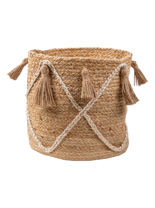 Panier jute INDRA GM 30x30 - Kiabi