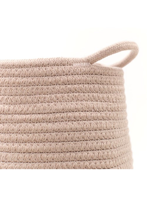 Panier long tressé coton uni LA FACTORY - Kiabi