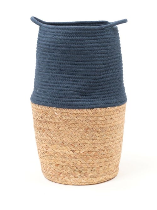 Panier long tressé coton uni LA FACTORY - Kiabi