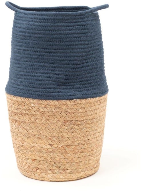 Panier long tressé coton uni LA FACTORY - Kiabi