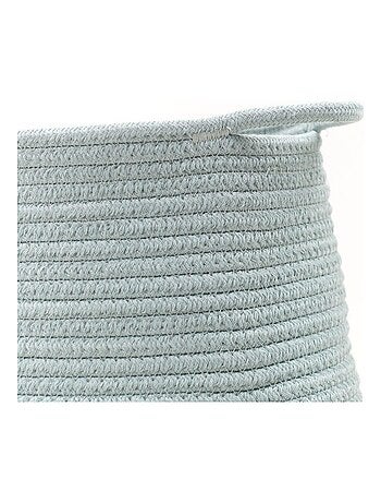 Panier long tressé coton uni LA FACTORY