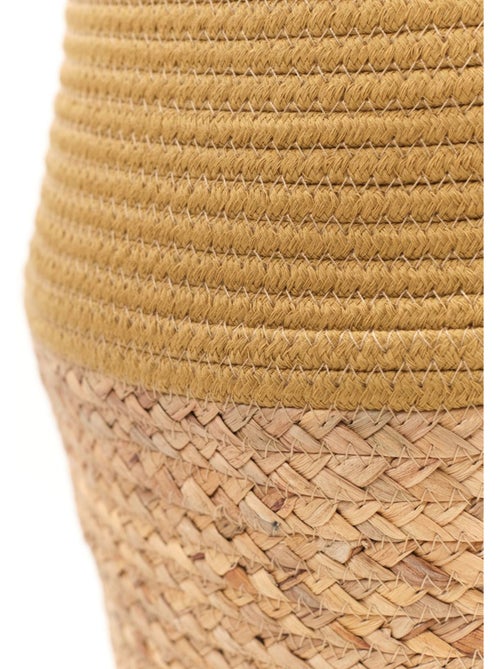 Panier long tressé coton uni LA FACTORY - Kiabi