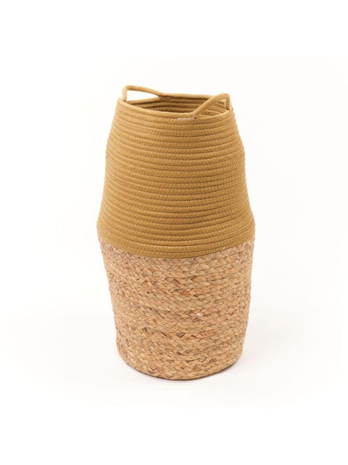 Panier long tressé coton uni LA FACTORY - Kiabi