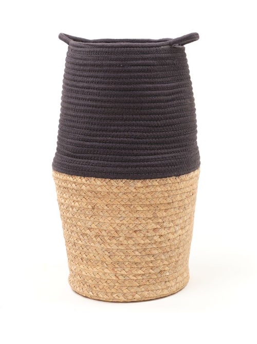 Panier long tressé coton uni LA FACTORY - Kiabi