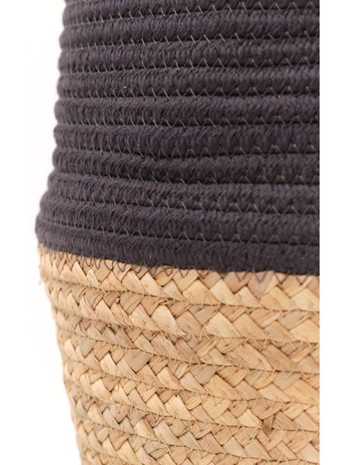 Panier long tressé coton uni LA FACTORY - Kiabi