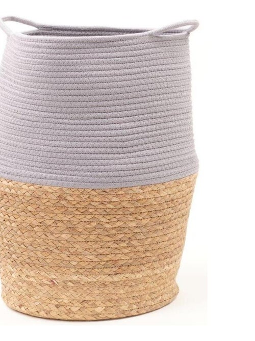 Panier long tressé coton uni LA FACTORY - Kiabi