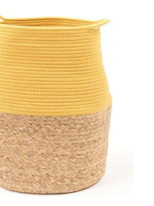 Panier long tressé coton uni LA FACTORY - Kiabi