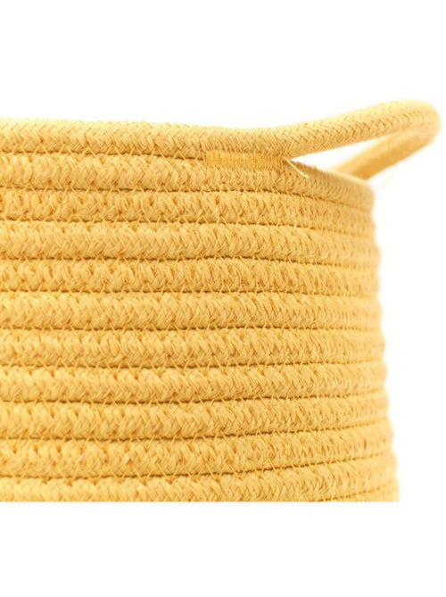 Panier long tressé coton uni LA FACTORY - Kiabi Panier long tressé coton uni LA FACTORY - Kiabi