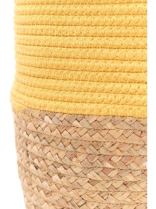 Panier long tressé coton uni LA FACTORY - Kiabi Panier long tressé coton uni LA FACTORY - Kiabi