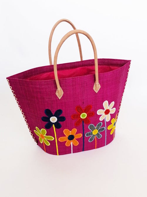 Panier Majunga Fuchsia - Kiabi