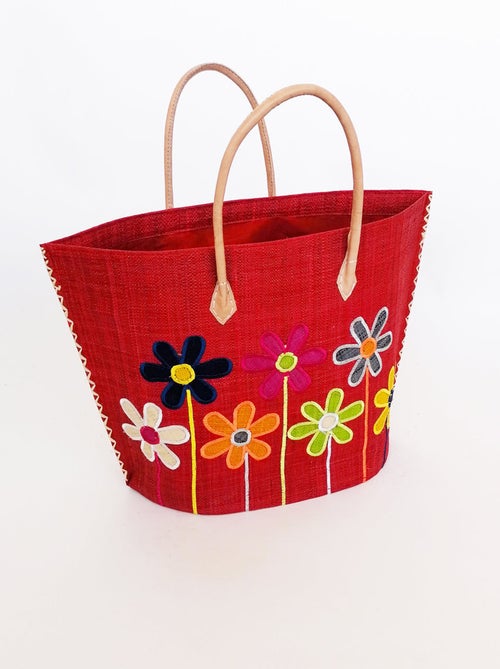 Panier Majunga Rouge - Kiabi