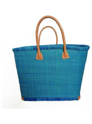 Panier Morondova GM avec pochon Turquoise