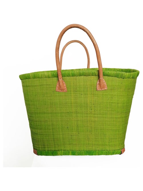 Panier Morondova GM avec pochon Vert Anis - Kiabi