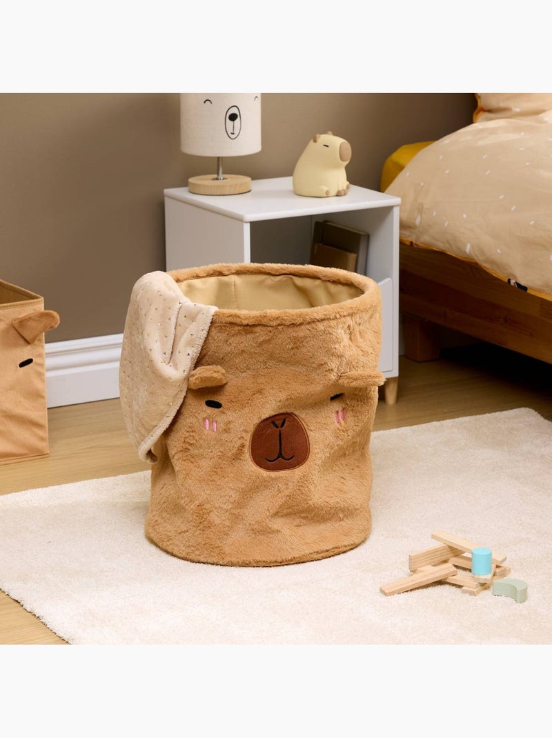Panier peluche pour enfant CAPY Marron - Kiabi