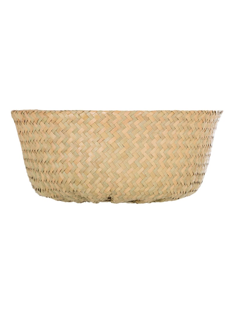 Panier pliable à pompons Beige clair - Kiabi