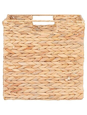 Panier pliable en jacinthe d'eau 30 x 30 x 30 cm - House Nordic