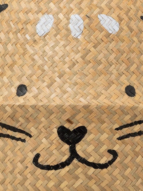 Panier pliable en roseau Chat D35 - Kiabi