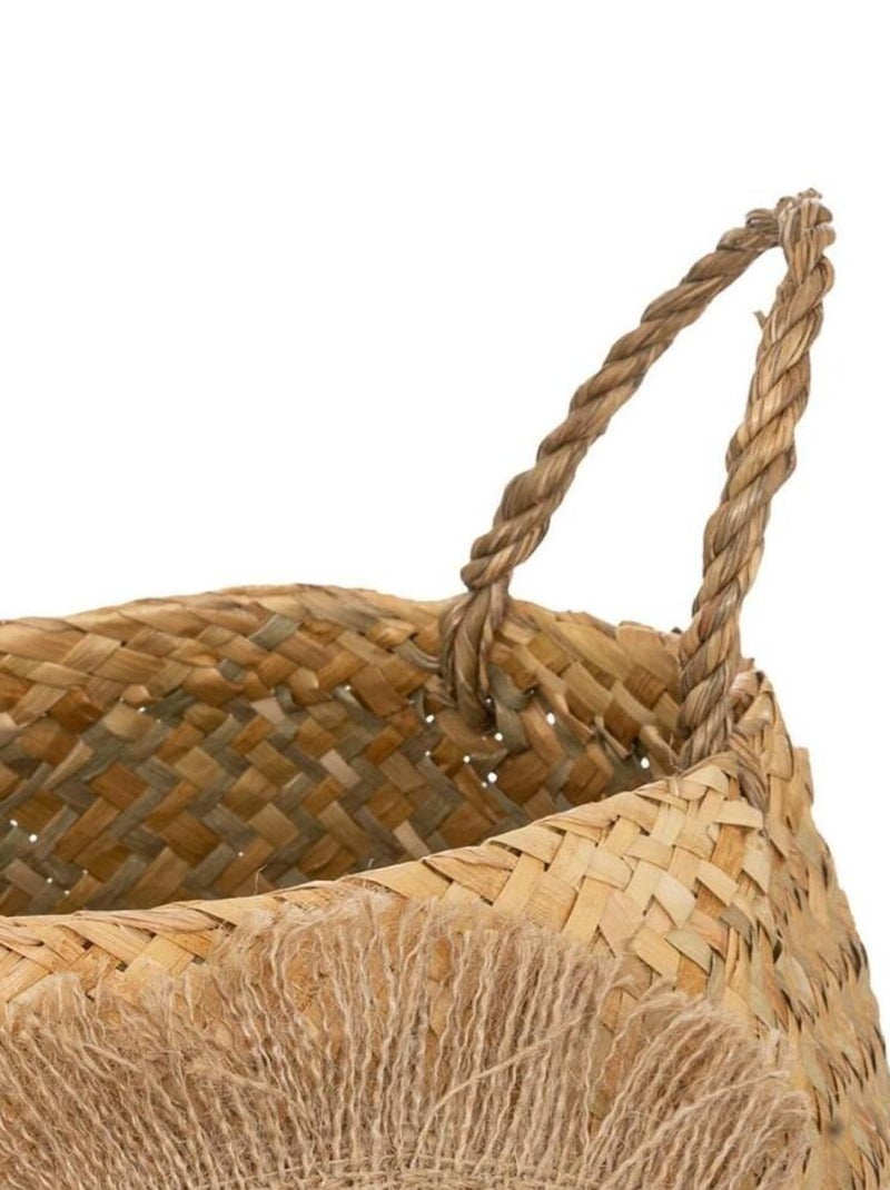 Panier pliant roseau Lion D35 Beige - Kiabi