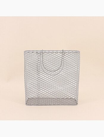 Panier porte magazine en métal