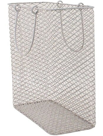 Panier porte magazine en métal