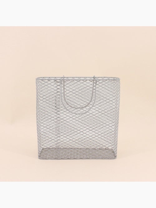 Panier porte magazine en métal - Kiabi