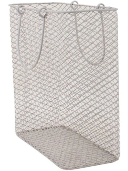 Panier porte magazine en métal - Kiabi