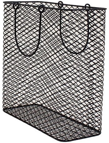 Panier porte magazine en métal